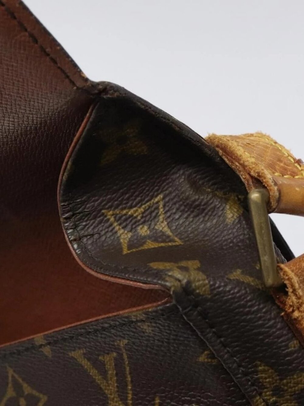LOUIS VUITTON Monogram Monogram Saint Cloud GM Shoulder Bag M51242 Auth 122628 - Picture 13 of 16
